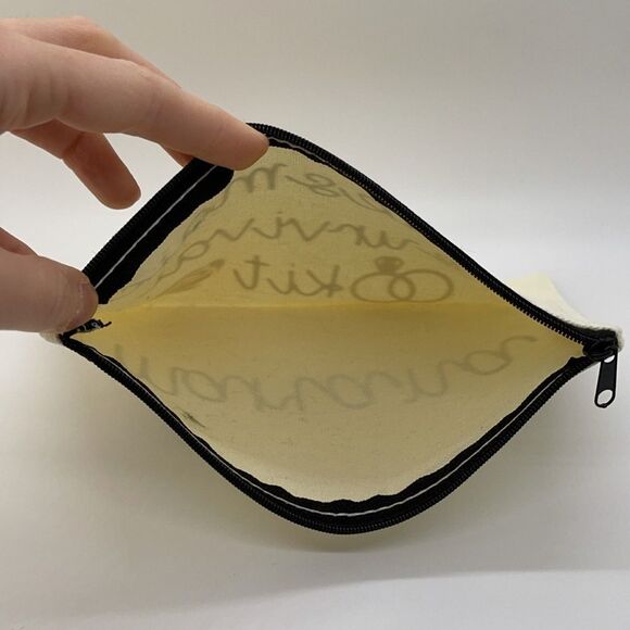 NWT WOOL + PEPPER CO. Bridesmaid Survival Kit CUSTOM Zipper Bag - Picture 3 of 3